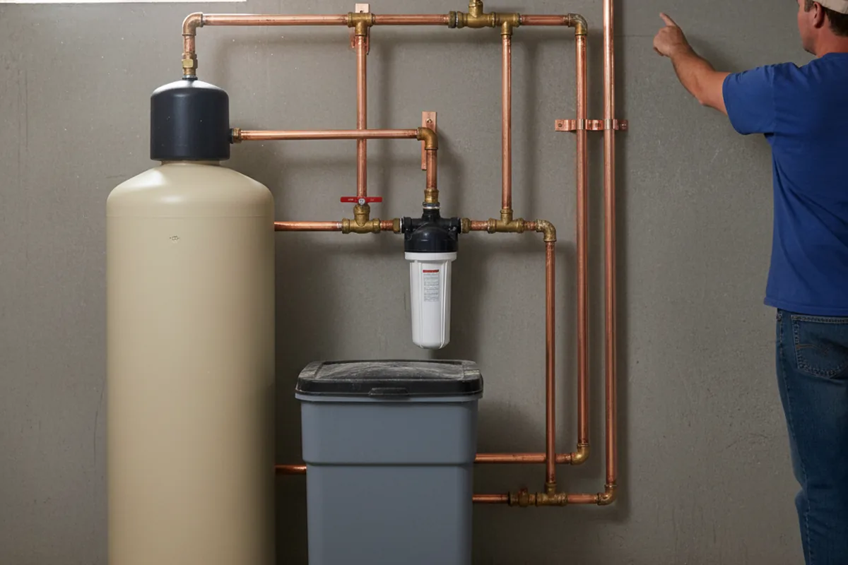 Whole-house water treatment system installed in Empire